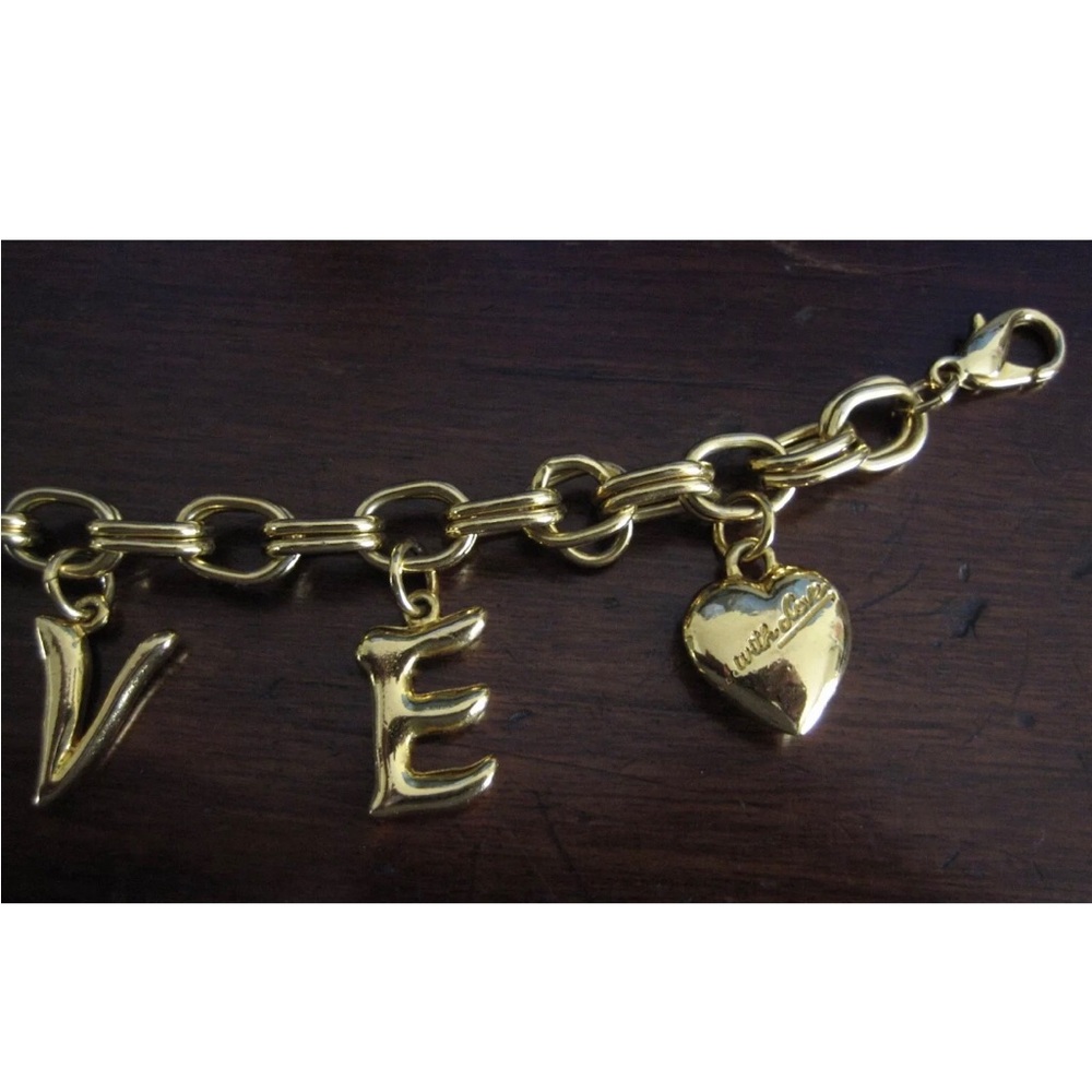 Fred Hayman“the godfather of Rodeo Drive”Beverly Hills with Love Charm Bracelet - Picture 3 of 5